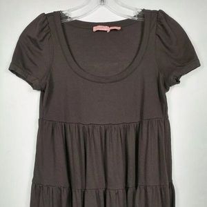 Juicy Couture Womens Casual Tunic Dress Brown